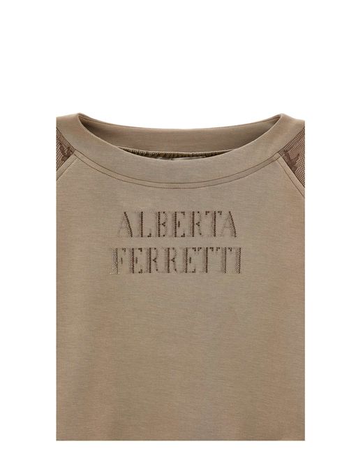 Felpa, bambina, logata. ALBERTA FERRETTI | R1H600 82090012